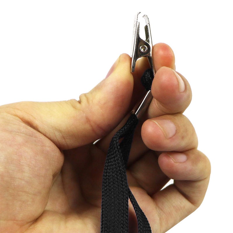 Ollain Badge Lanyards Neck Bulk Cruise Lanyards Black Lanyard with Clip for ID Card Name Tags Badge Holders (Black, 50 Pack) - Image 4